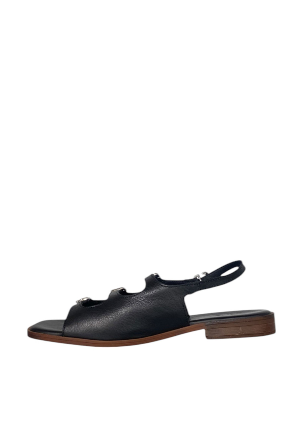 Черные босоножки Lonza с ремешком