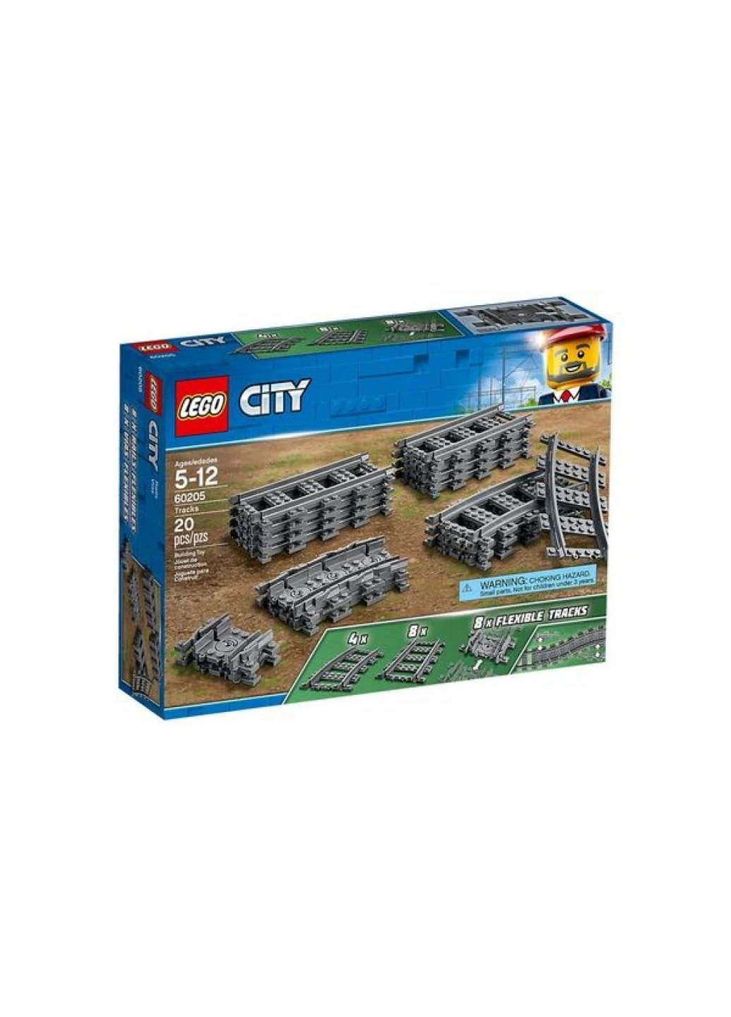 Конструктор City Рельсы (60205) Lego (251220755)