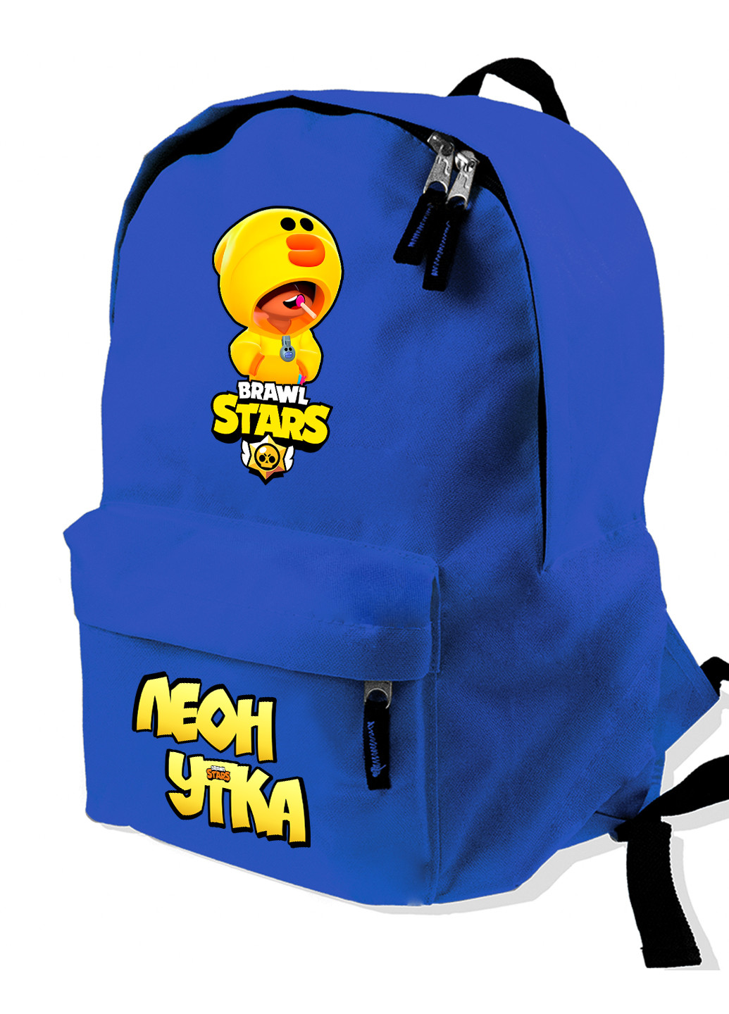 Детский рюкзак Леон Качка Саллі Леон Курча Саллі Бравл Старс (Leon Sally Brawl Stars) (9263-1020) MobiPrint (217366039)