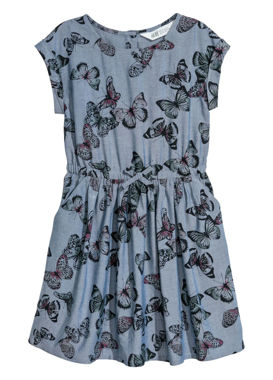 Комбинированное платье H&M (165184900)