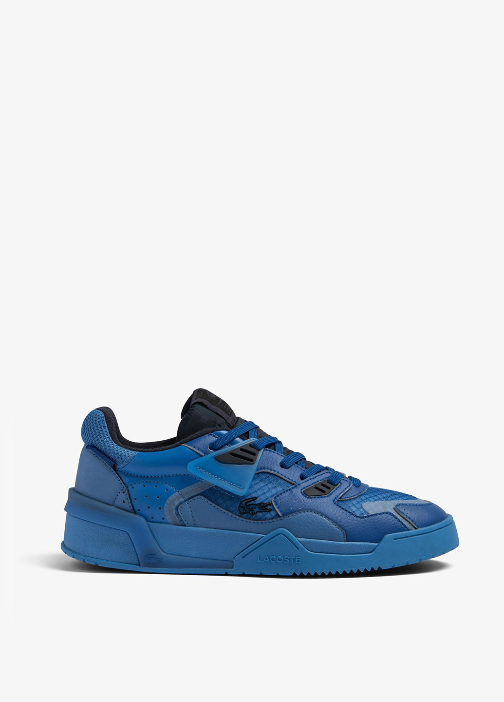Синие демисезонные кроссовки Lacoste