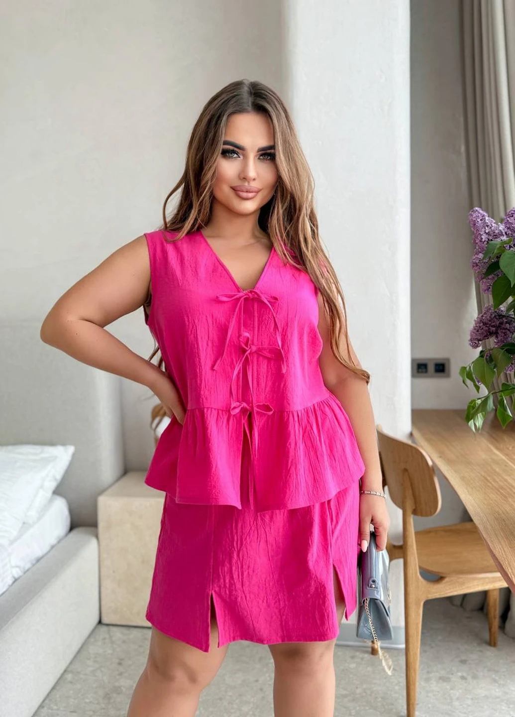 Костюм (жилет, спідниця-шорти) Fashion (337578385)