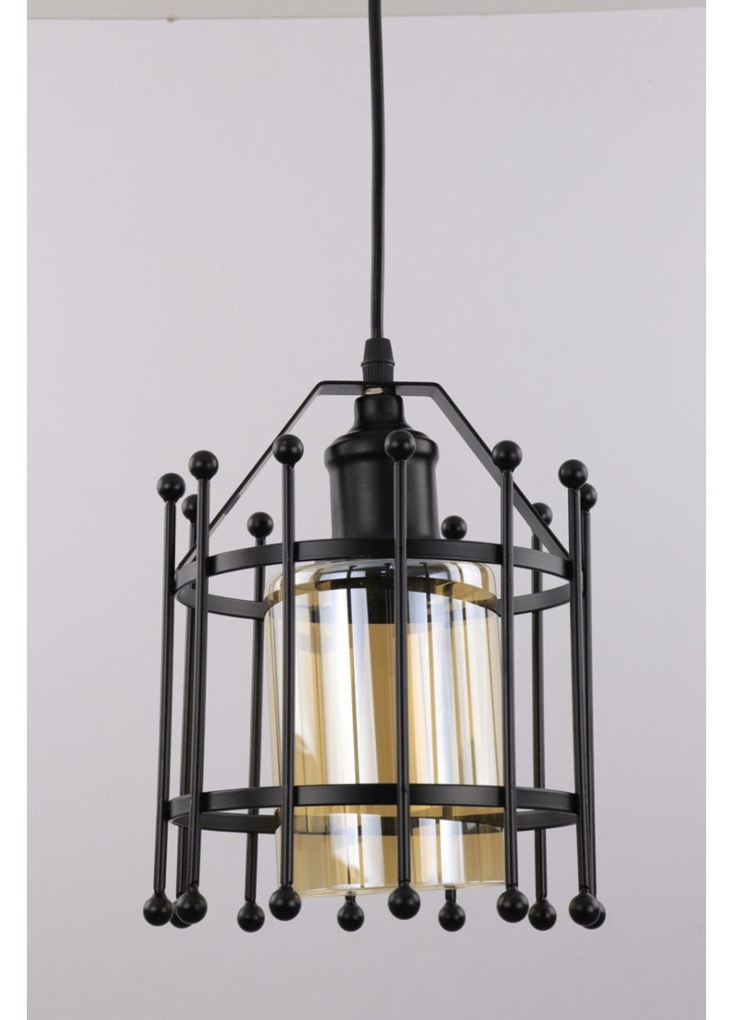 Люстра потолочная подвесная в стиле LOFT (лофт) 12366/1-bk Черный 35х19х19 см. Sunnysky (253527878)