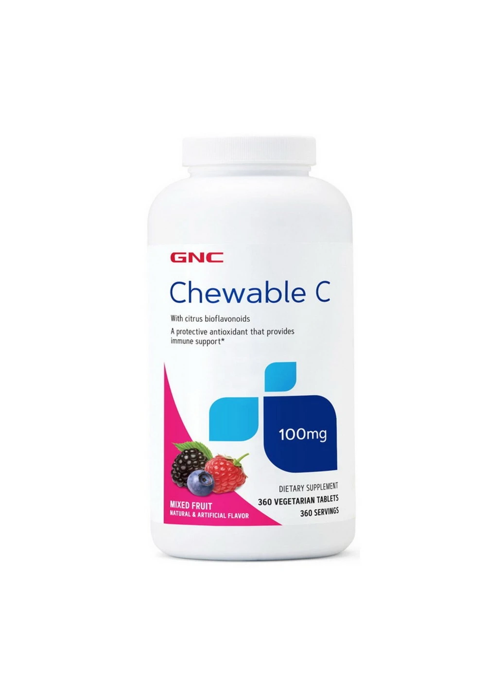 Вітамін C Chewable C 100 mg 90 таблеток GNC (255408290)