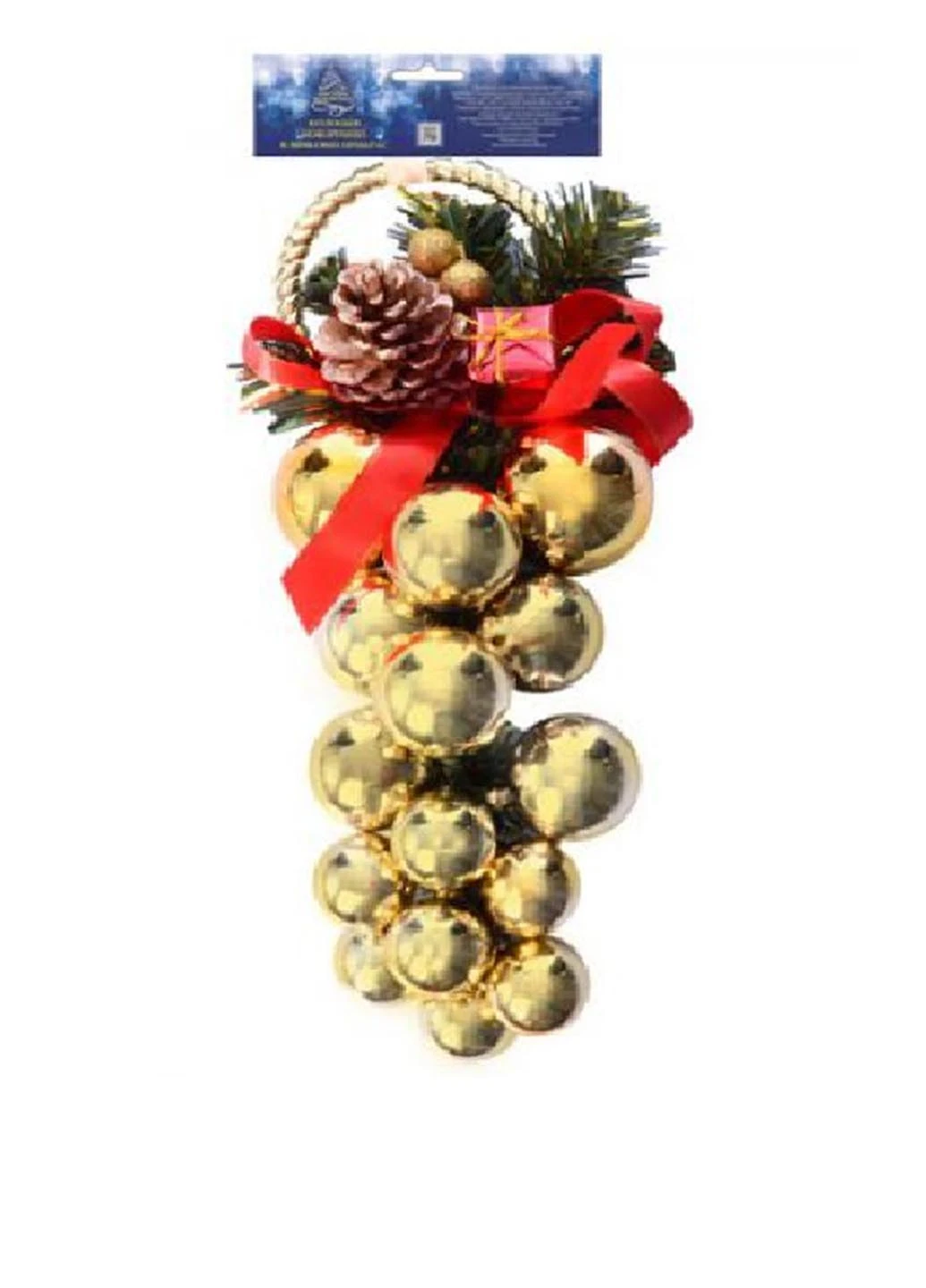 Декор новогодний Виноград, 16х29 см NewYEAR (90917837)