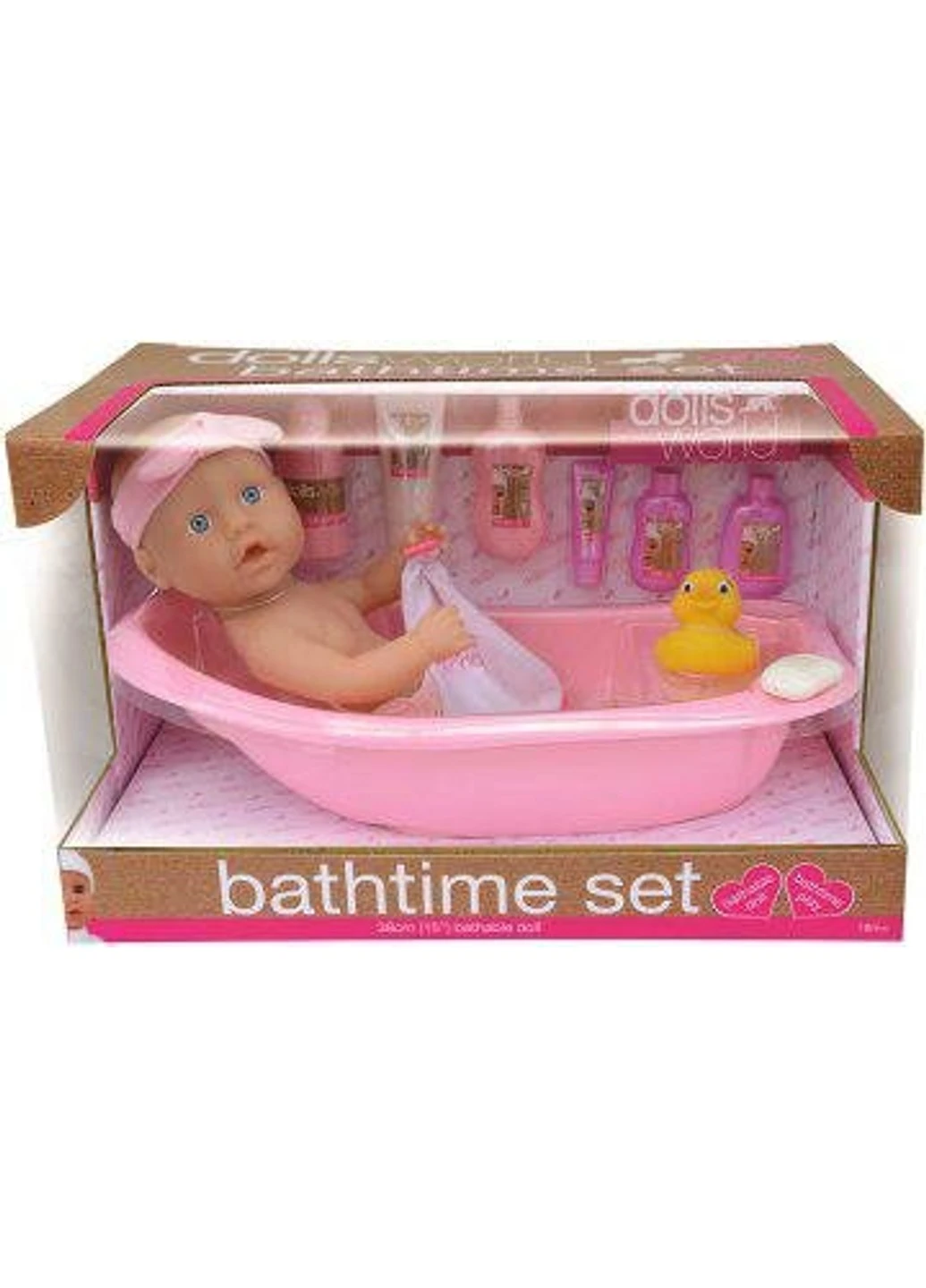 Ігровий набір Лялька з набором для купання (8855G) Dolls World (255665331)
