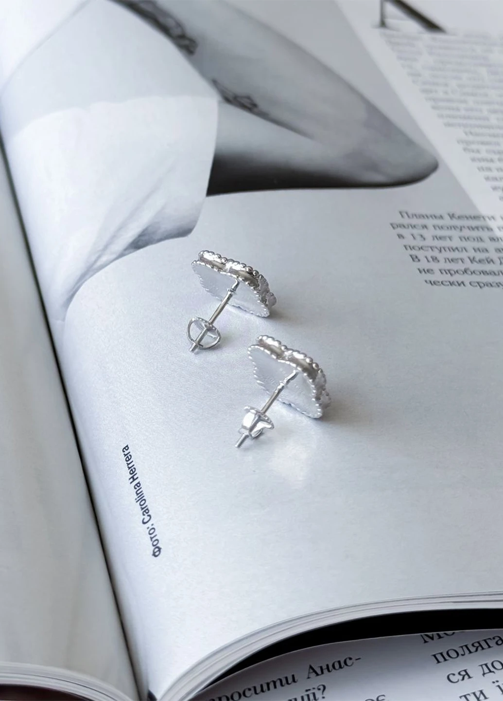 Сережки Silver Flame (295365794)