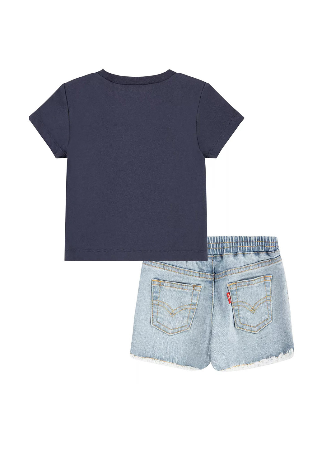 Синій літній комплект (футболка, шорти) Levi's