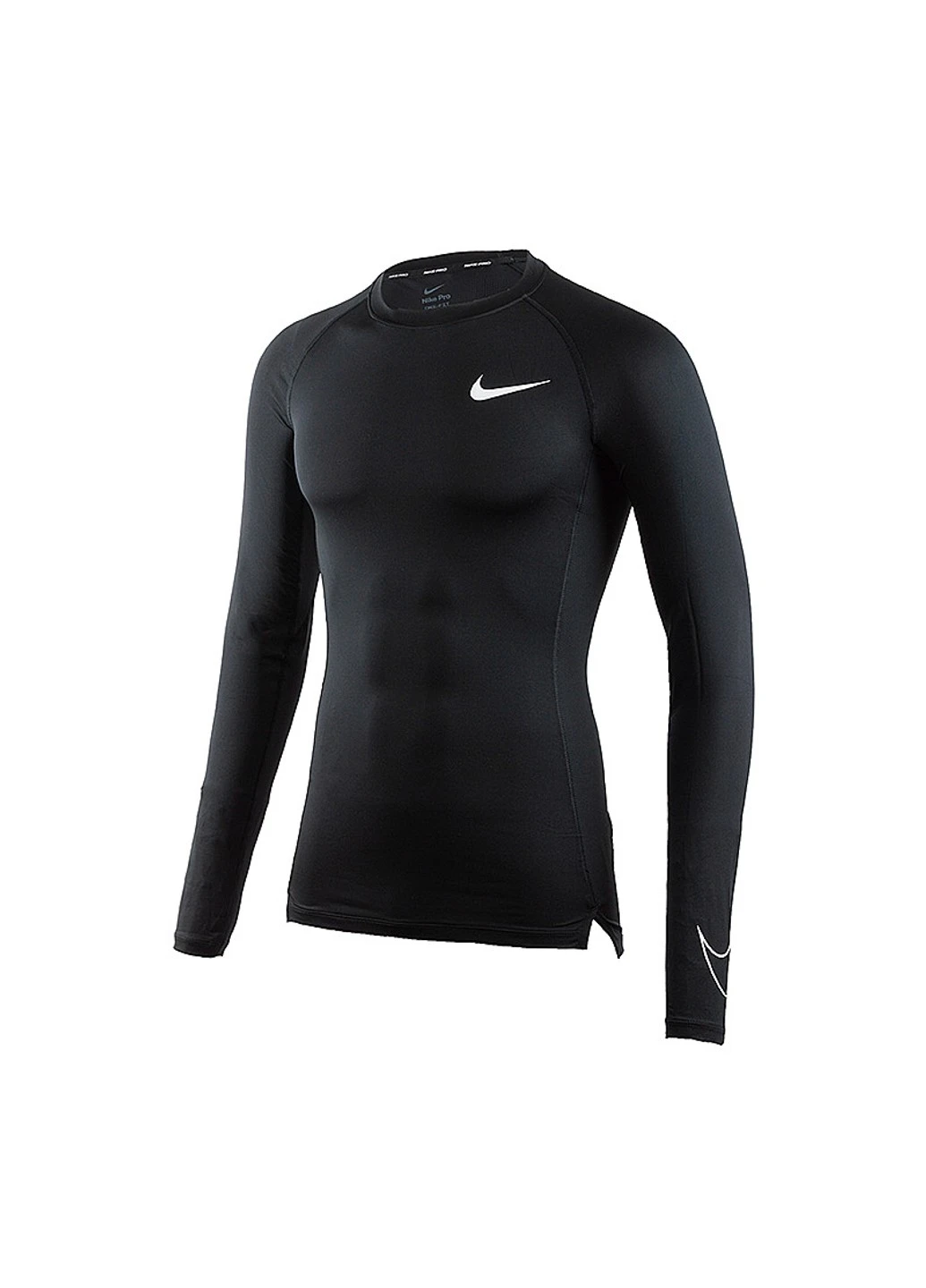Чорна футболка m np df tight top ls Nike
