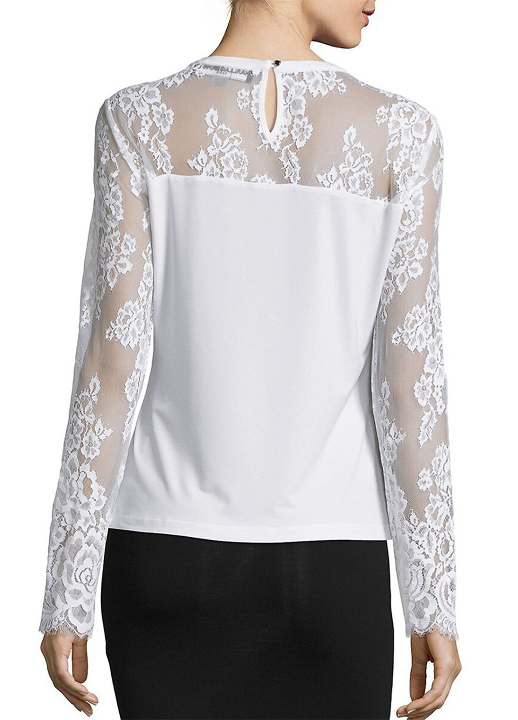 Молочна блуза Karl Lagerfeld