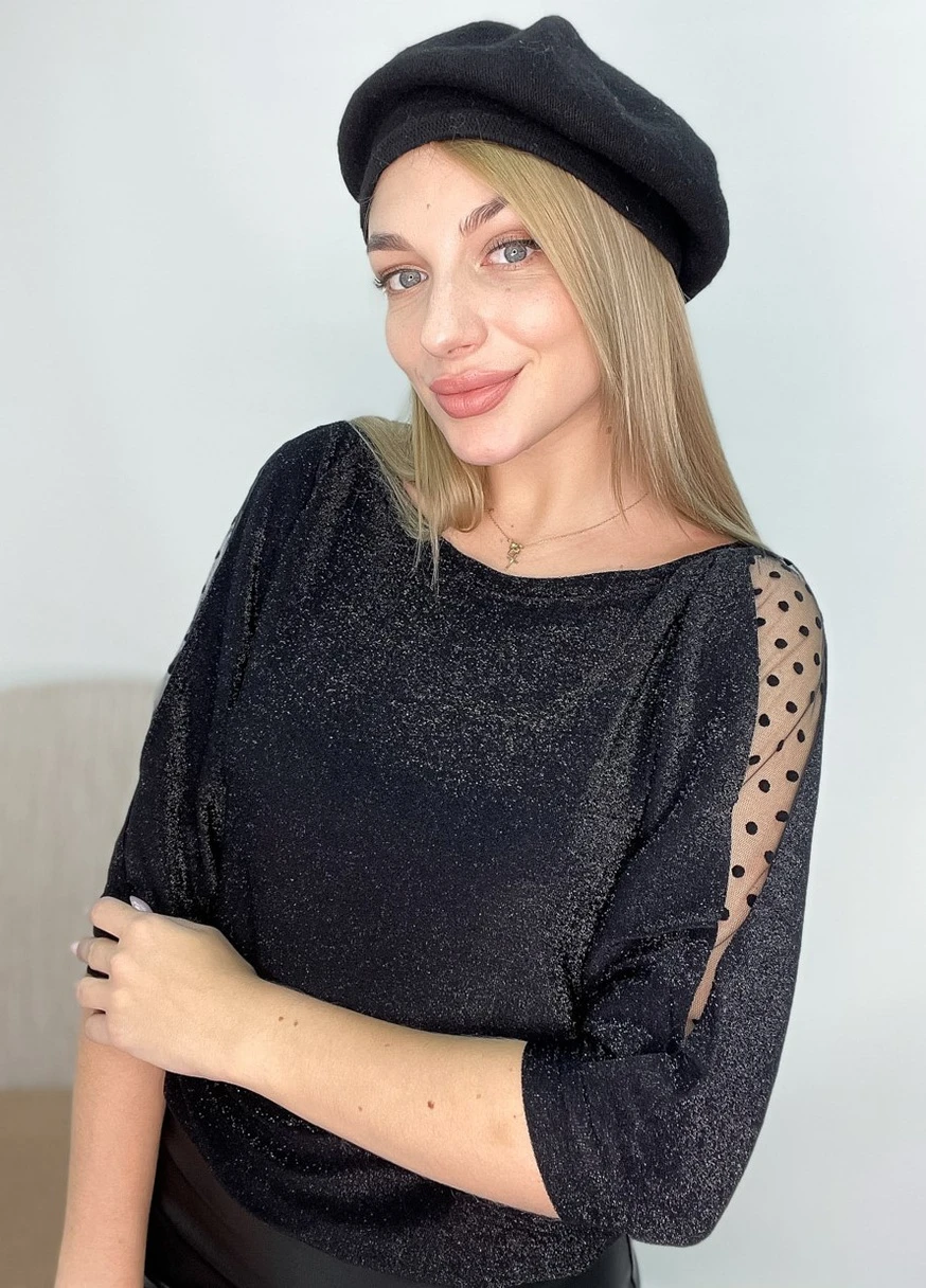 Чорна блузка Inedit