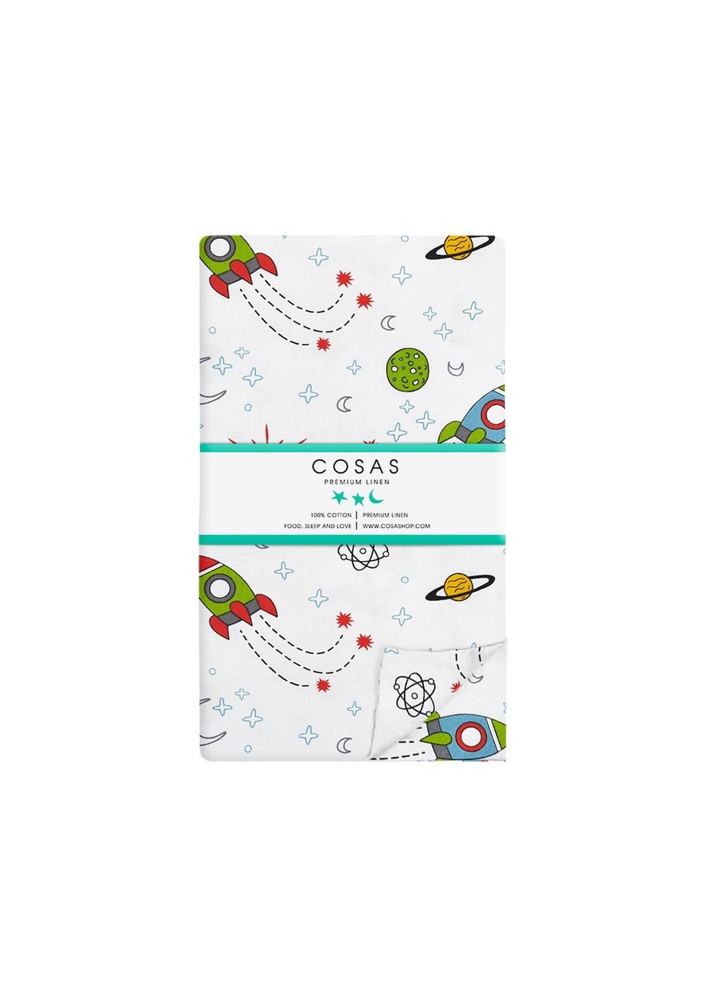 Подростковое постельно бельё ROCKETS GREY (пододеяльник 155х215 см, наволочка 50х70 см, простынь 155х240 см) Cosas (251801347)