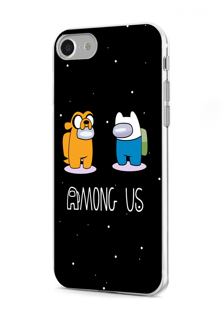 Чохол силіконовий Apple Iphone 7 Амонг Ас Час пригод (Among Us Adventure Time) (17361-2414) MobiPrint (219566526)