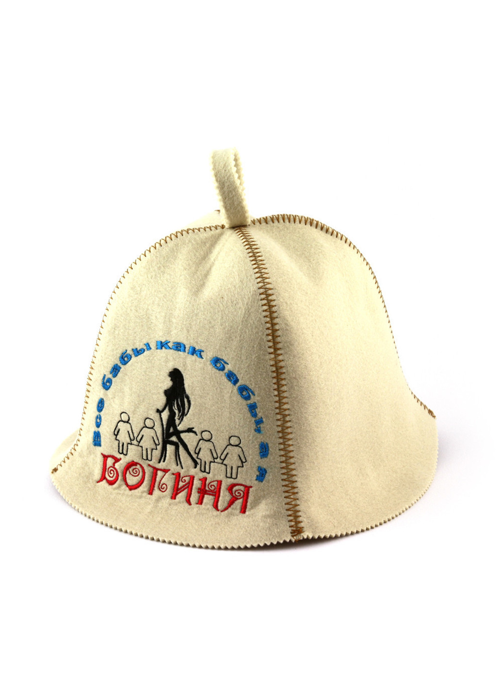 Шапка для сауны "Все бабы как бабы, а я богиня" Luxyart (252261729)