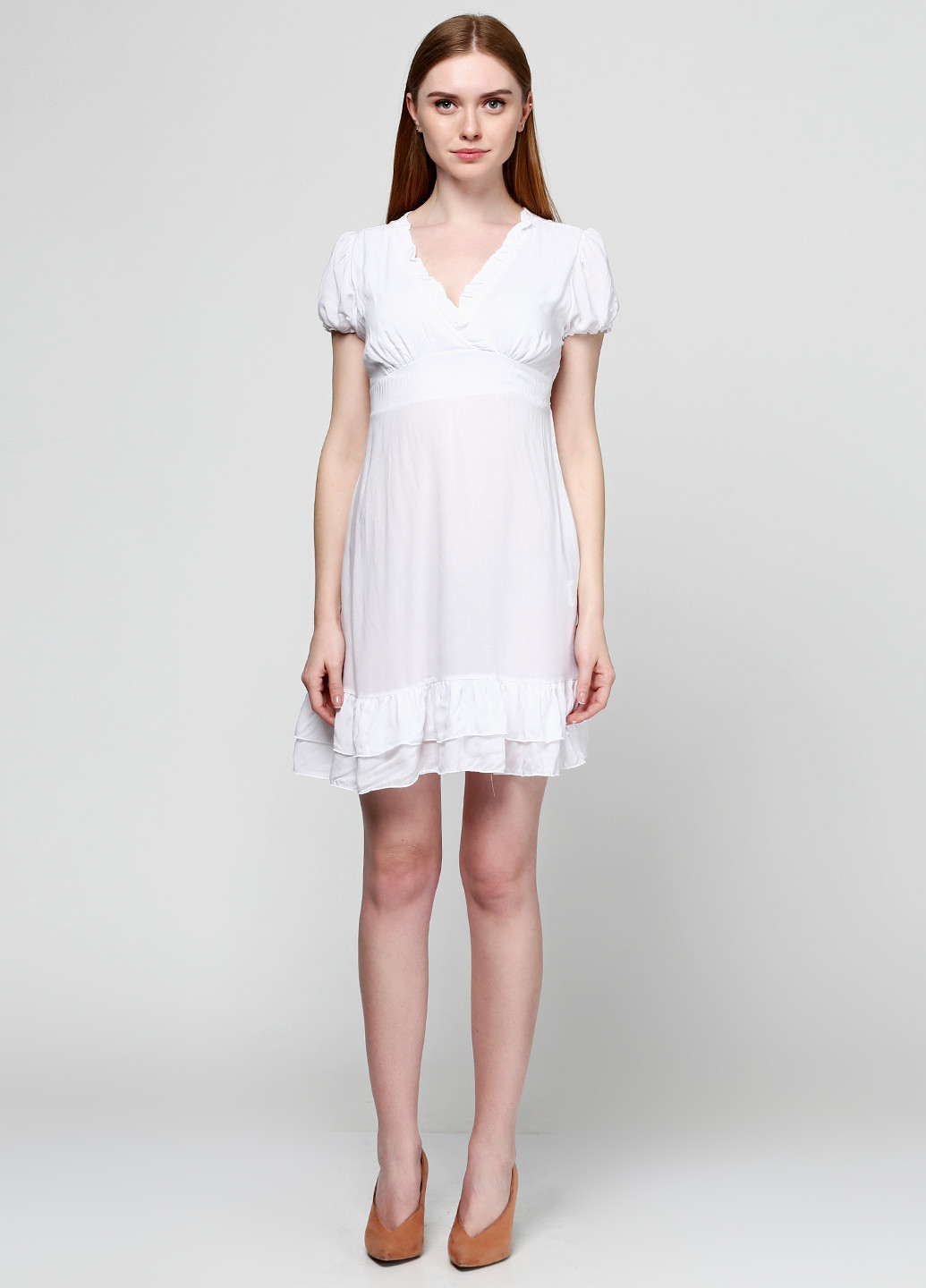 Білий кежуал сукня OVS однотонна