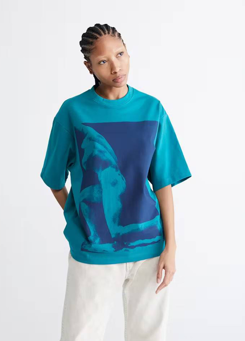 Бірюзова футболка Calvin Klein