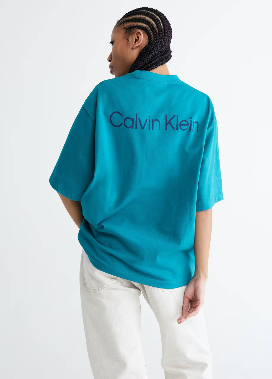 Бирюзовая футболка Calvin Klein