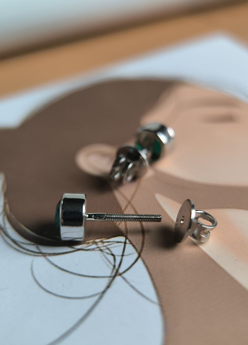 Сережки Silver Flame (369649161)