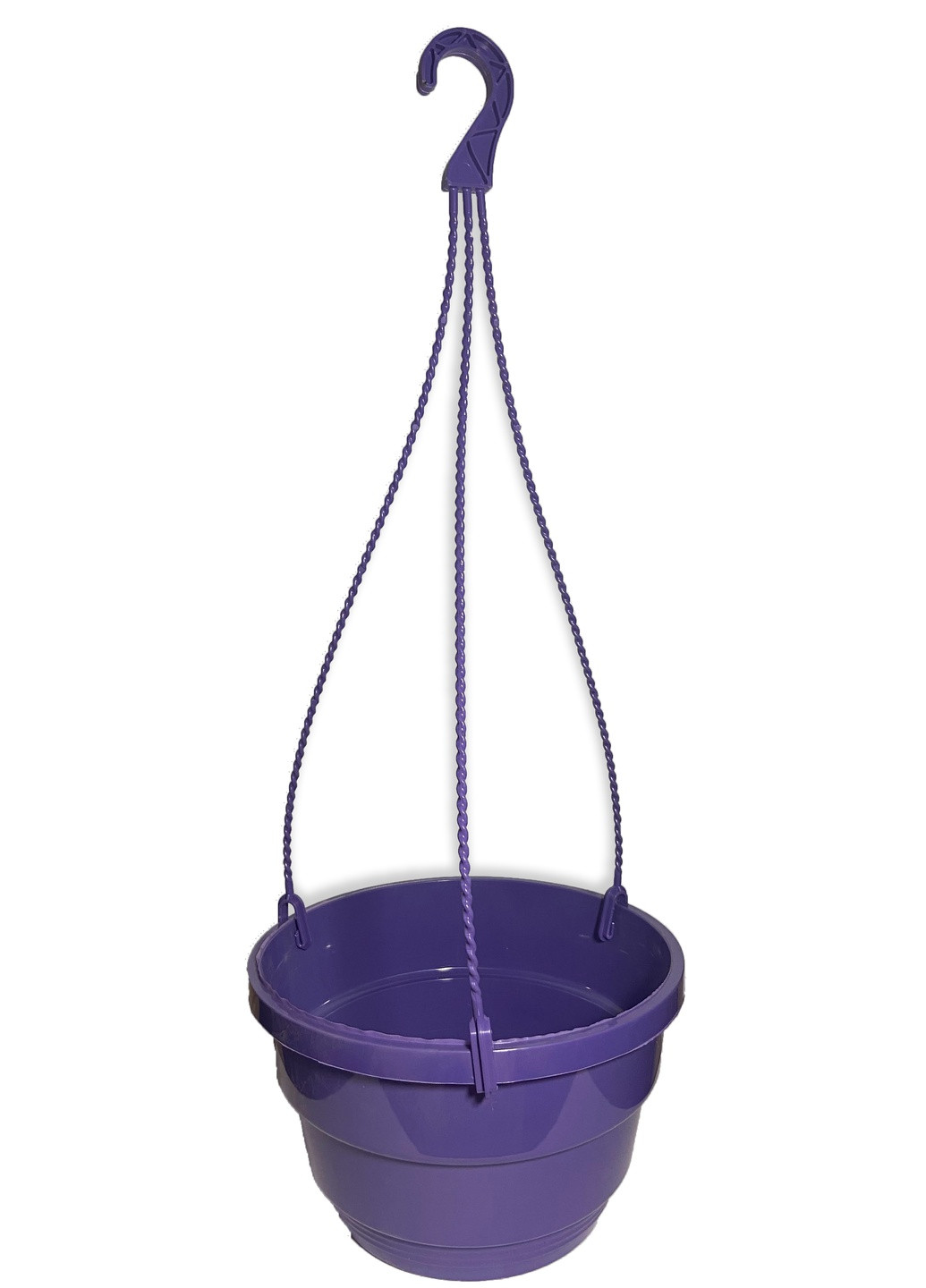Подвесной горшок для цветов фиолетовый 3,7 л Lot Plast (253250846)