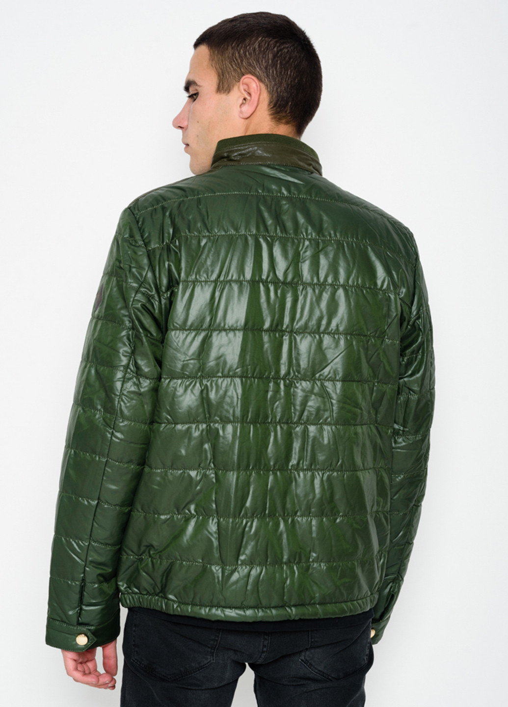 Зеленая демисезонная куртка Issa