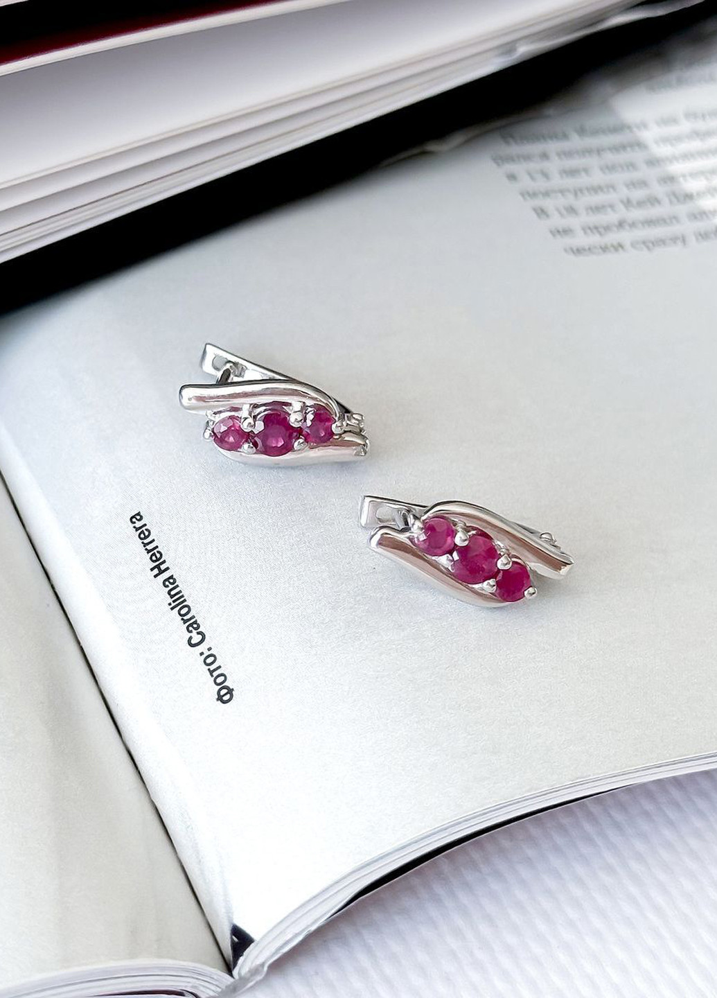 Сережки Silver Flame (301048059)