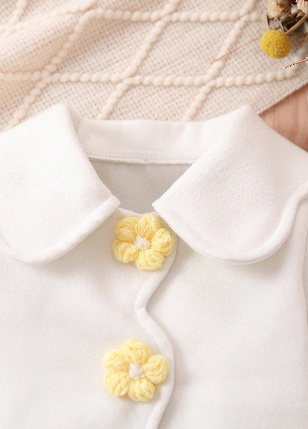 Белое Кэжуал полупальто однобортное SHEIN однотонное