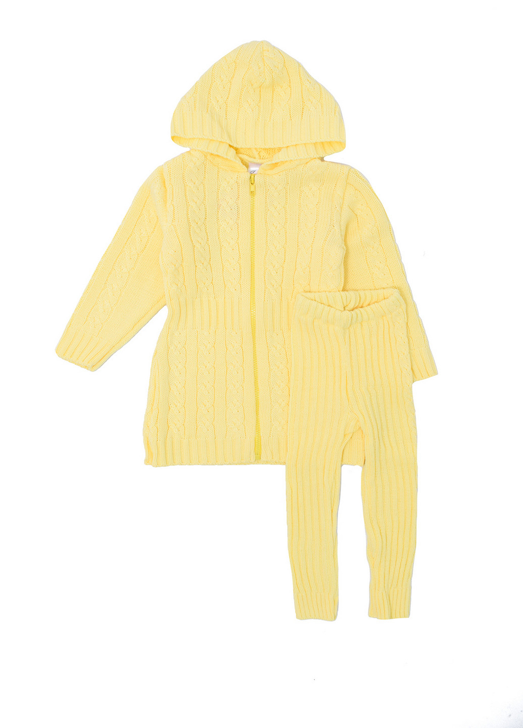 Жовтий комплект дитячий ясельний Mari-Knit