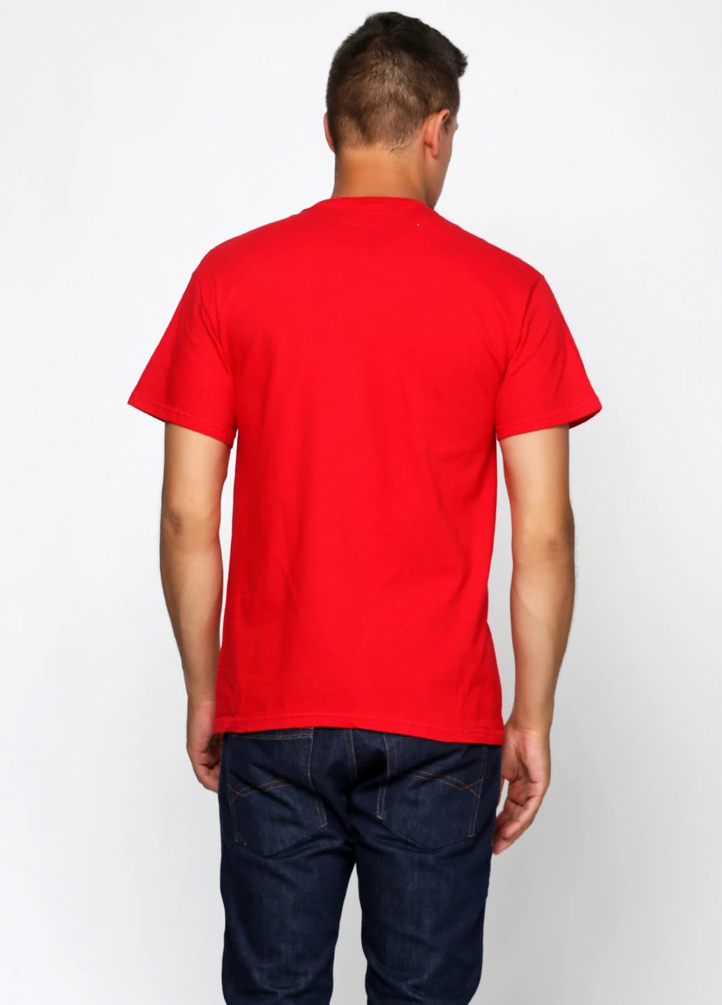 Красная футболка M & O