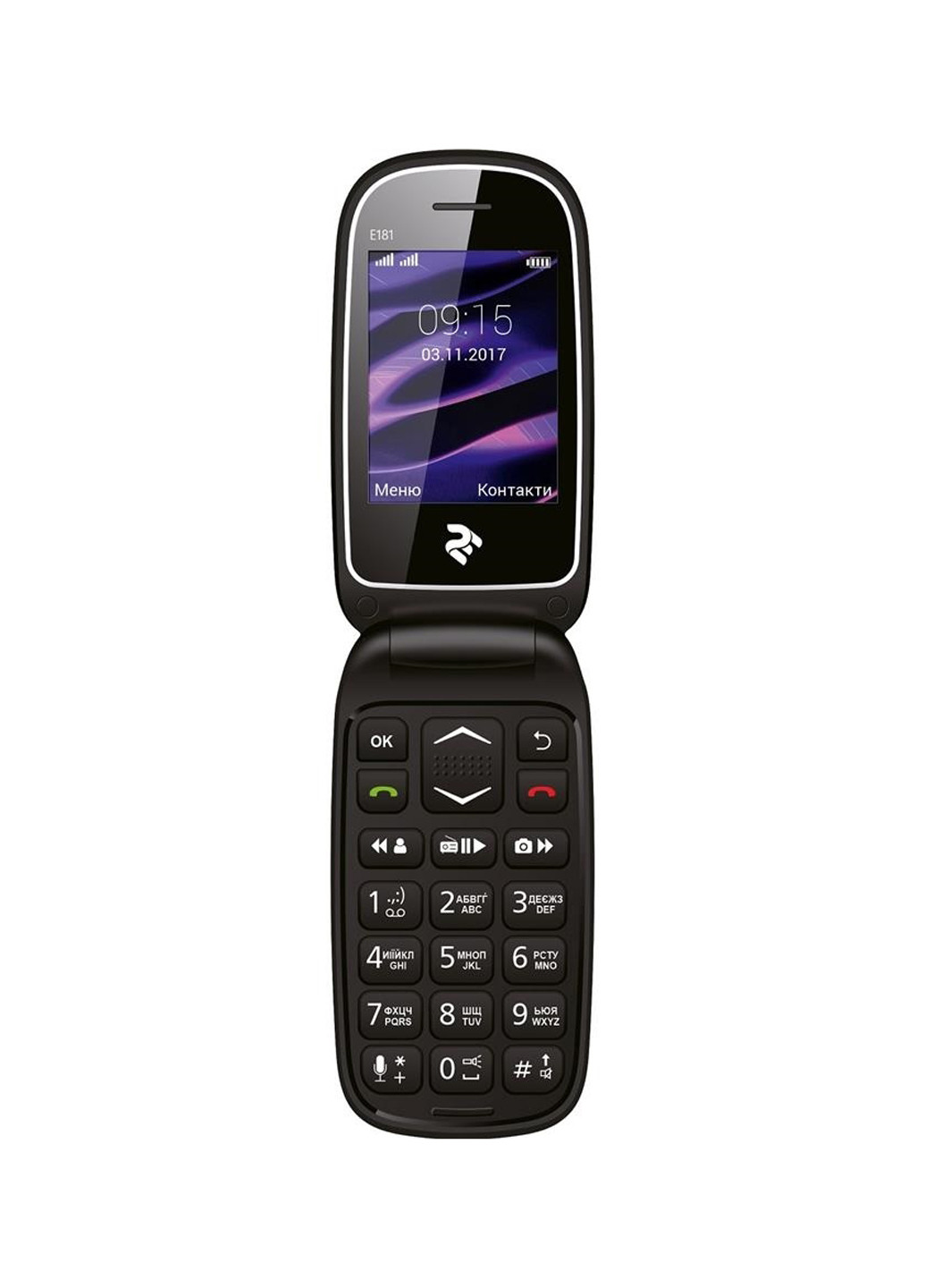 Мобильный телефон (708744071101) 2E 2E E181 Dual Sim Red красный