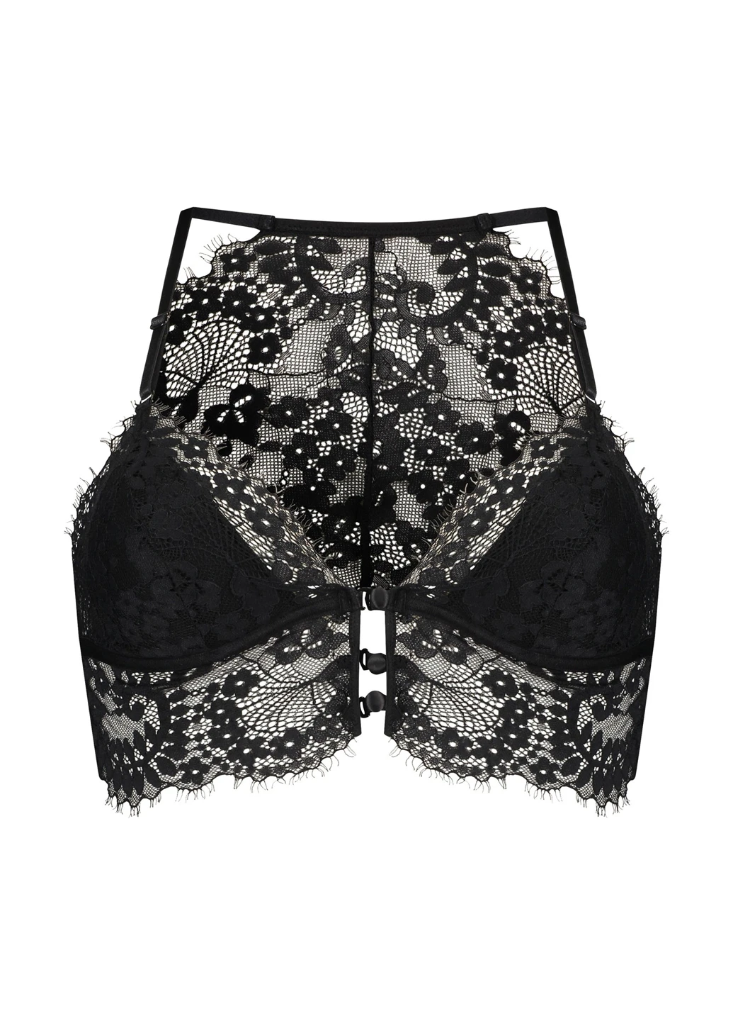 Чорний бюстгальтер Hunkemoller без кісточок поліамід