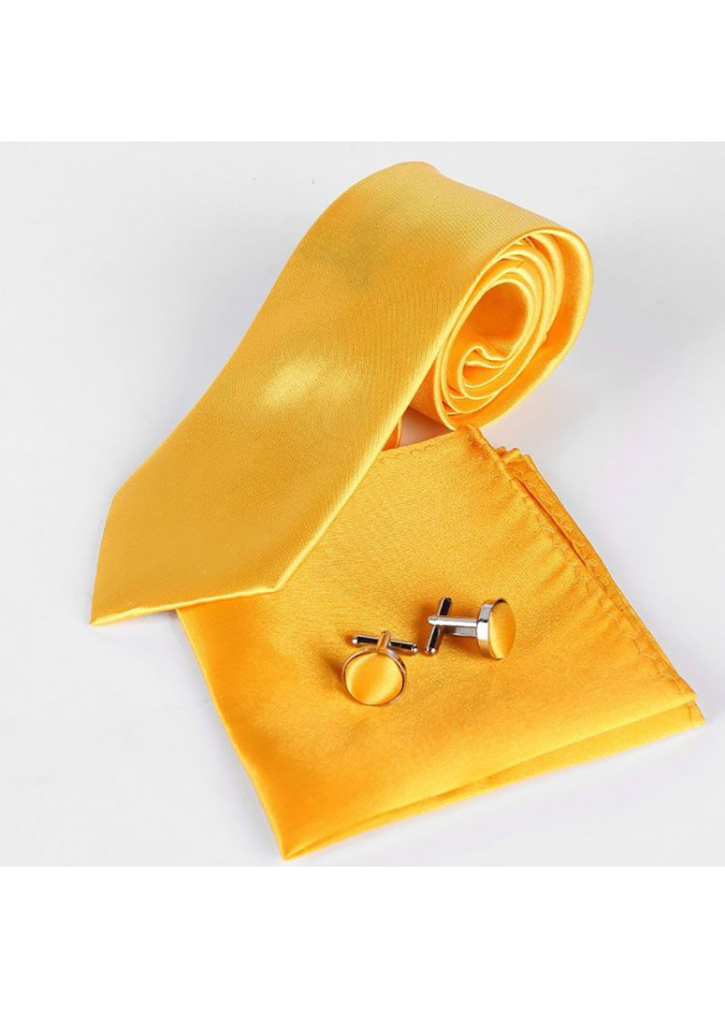 Мужской набор (галстук,платок,запонки) 146х8 см GOFIN (219905108)