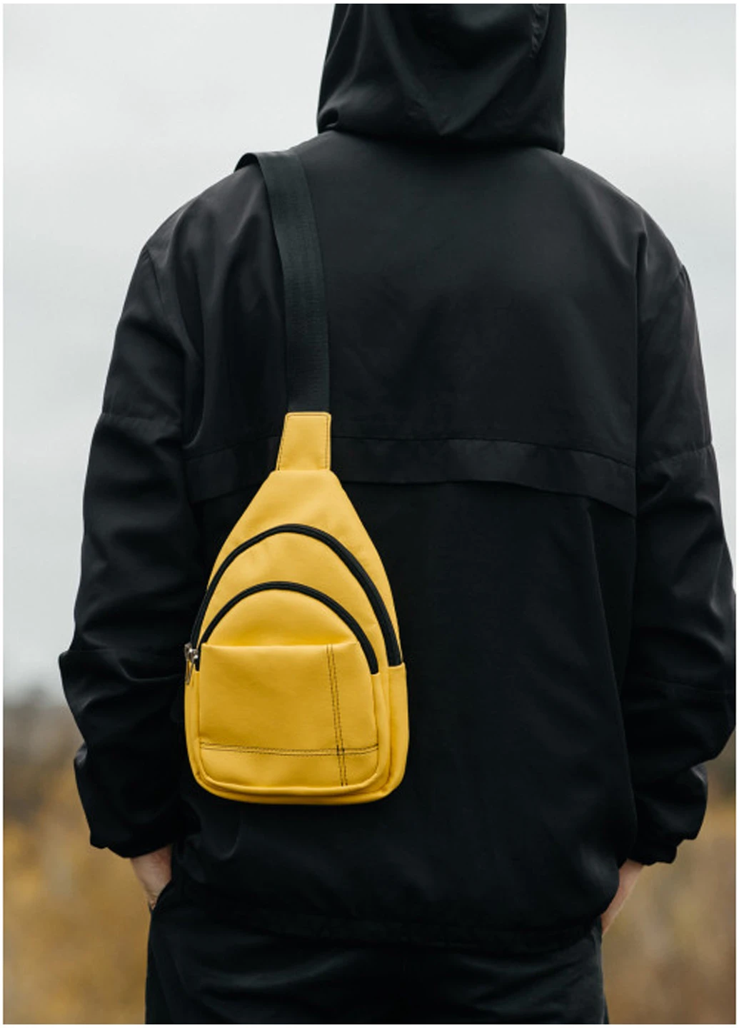 Чоловіча сумка через плече 29х6х19 см Sambag (210475175)