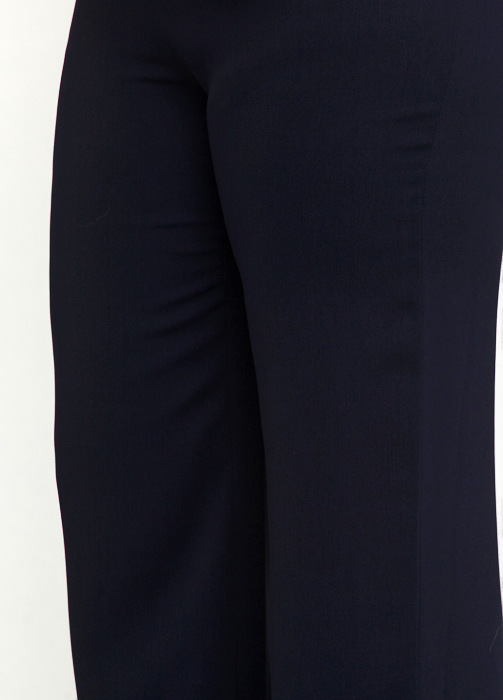 Темно-синие классические летние прямые брюки Luisa Spagnoli