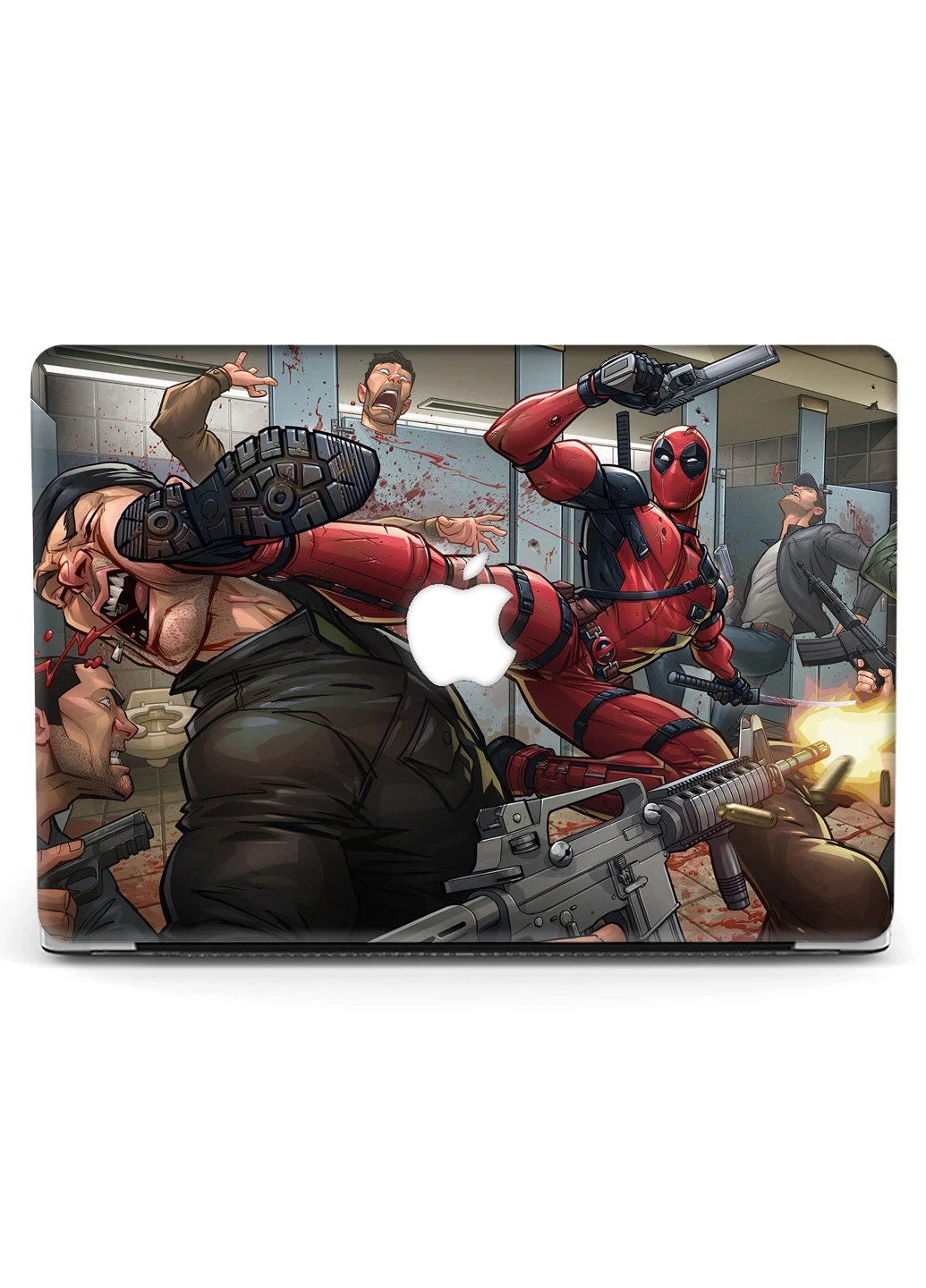 Чохол пластиковий для Apple MacBook Air 13 A1466 / A1369 Дедпулу (Deadpool) (6351-1567) MobiPrint (218347890)