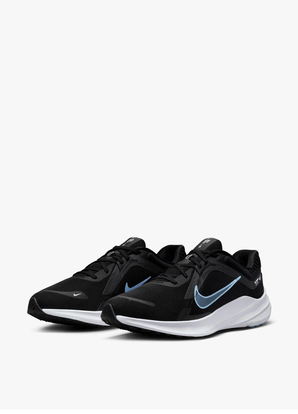 Черные демисезонные кроссовки беговые quest 5 Nike Nike QUEST 5
