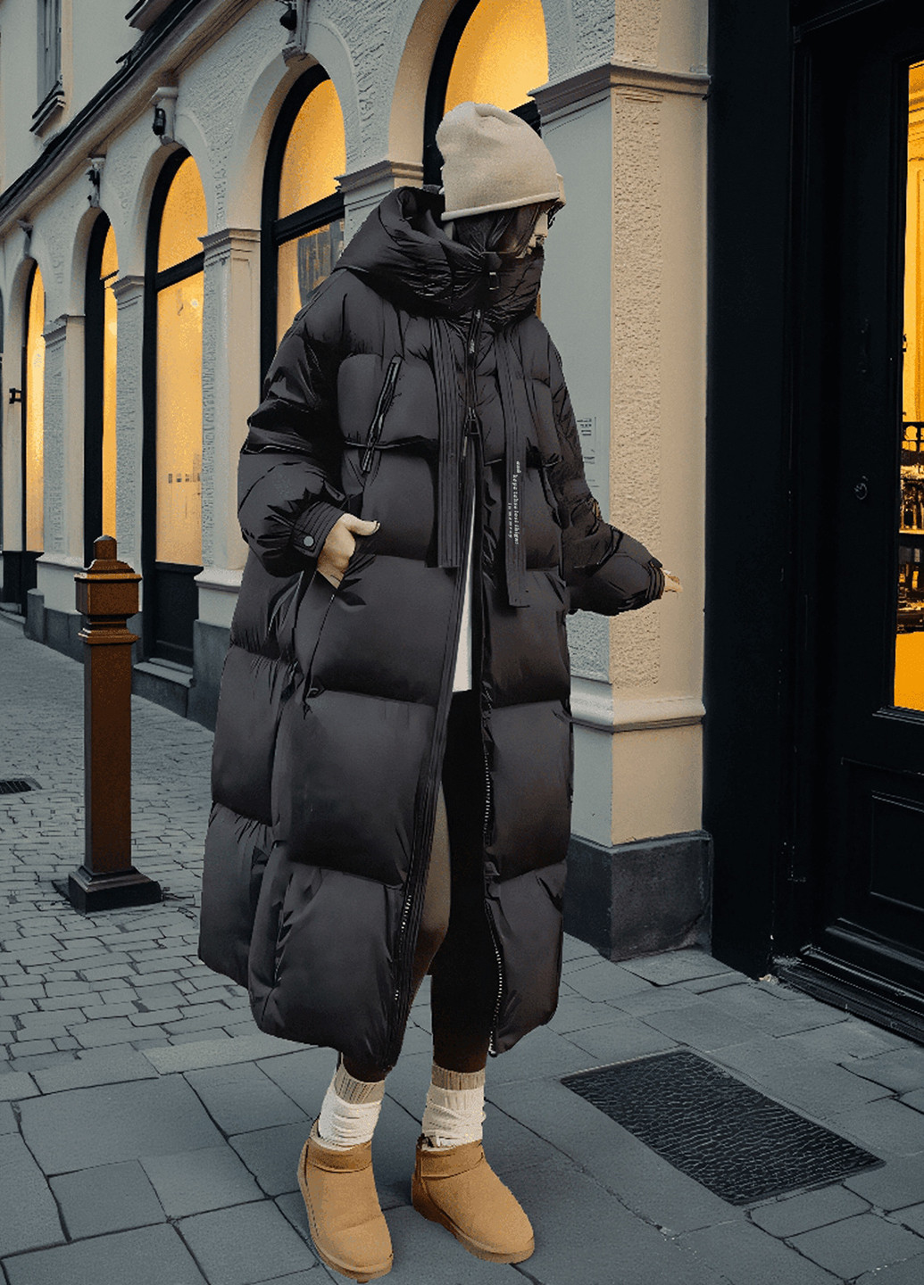 Чорна демісезонна куртка SHEIN