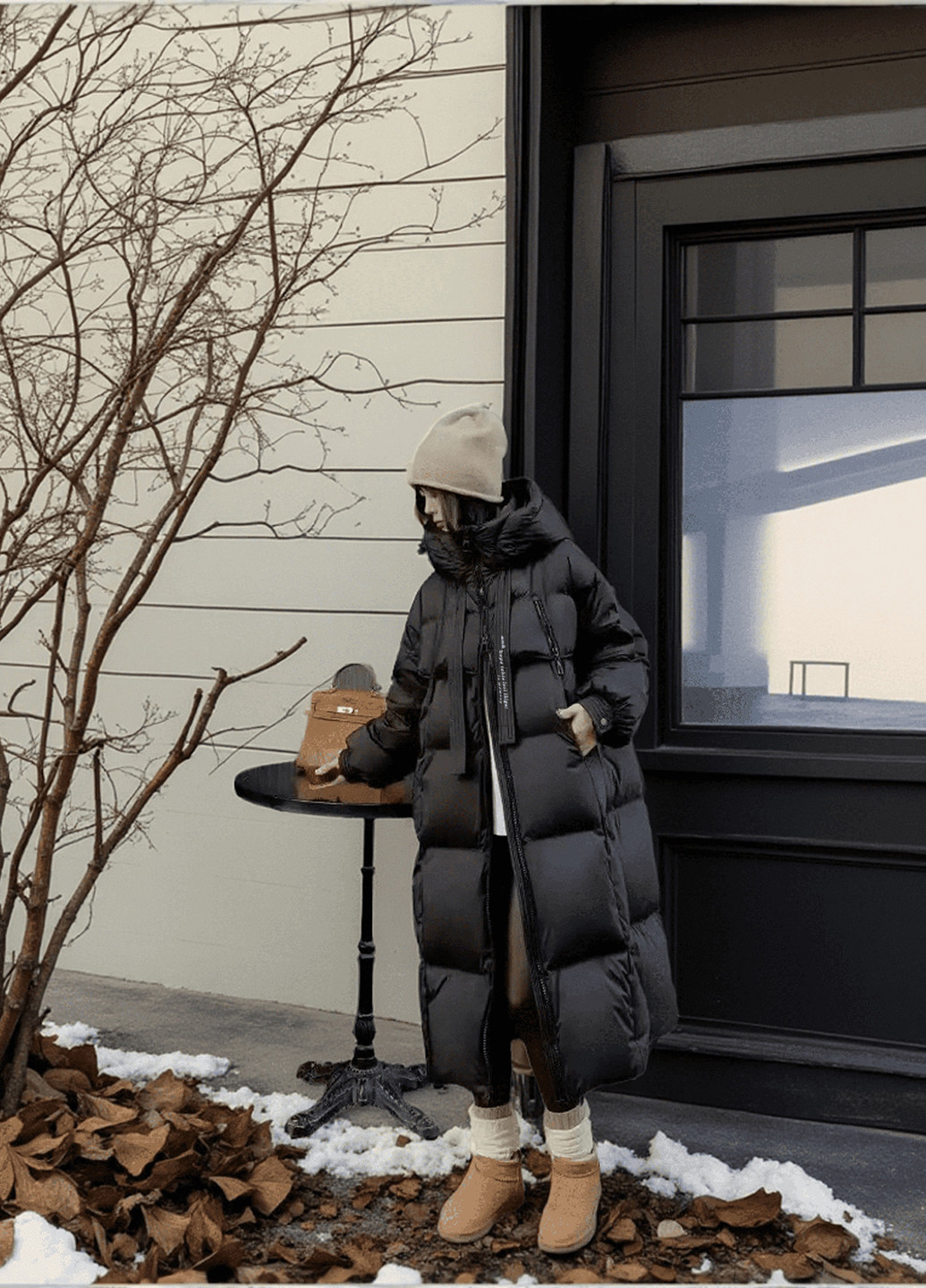 Чорна демісезонна куртка SHEIN