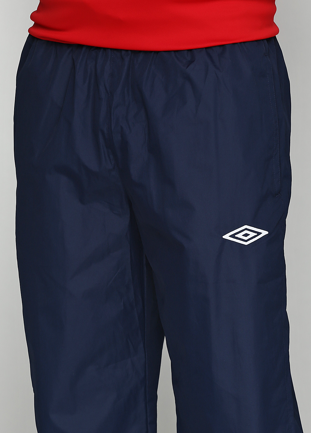 Темно-синие спортивные демисезонные прямые брюки Umbro