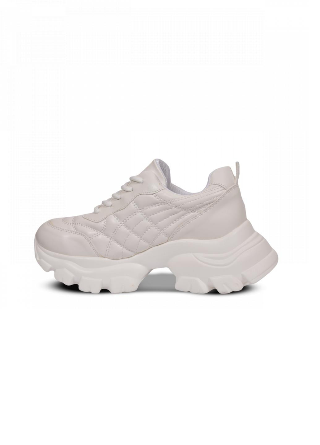 Кроссовки женские S1252 No Brand білі демісезони (242251545)