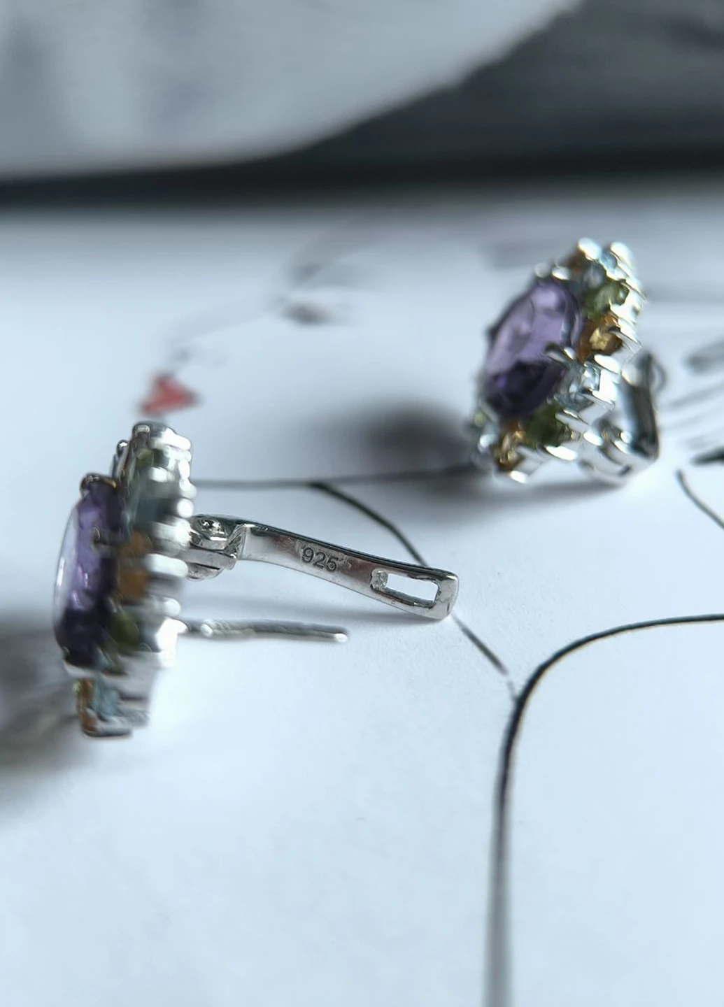 Сережки Silver Flame (354214666)