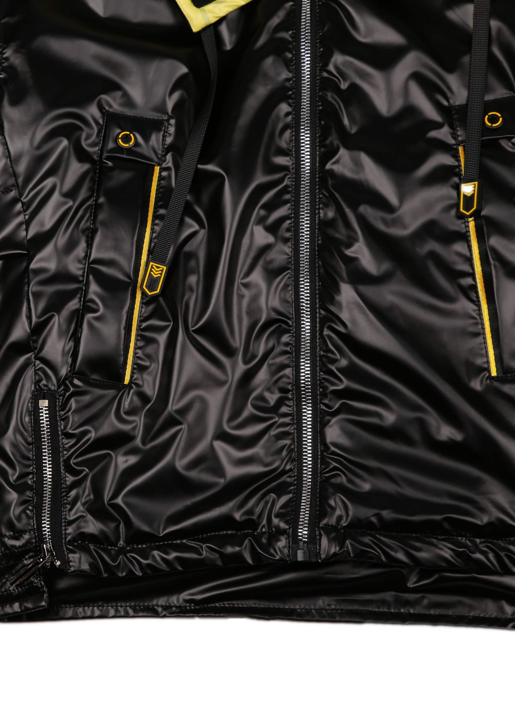 Черная демисезонная куртка 92013 164 черный (2000903847847) Venidise