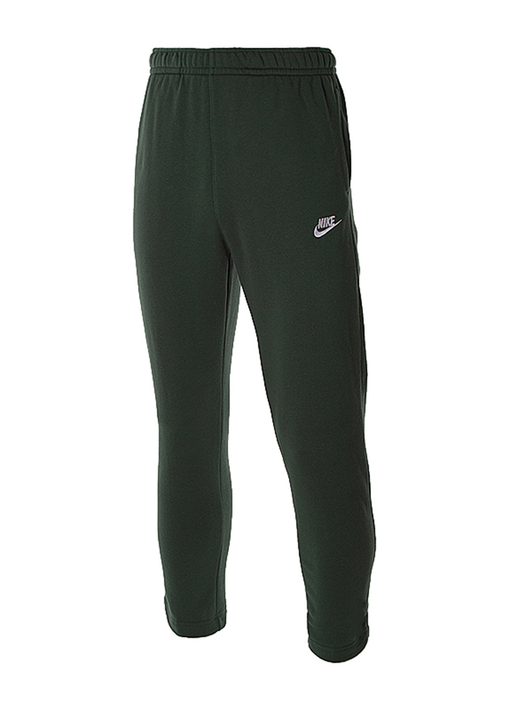 Темно-зеленые спортивные демисезонные зауженные брюки Nike
