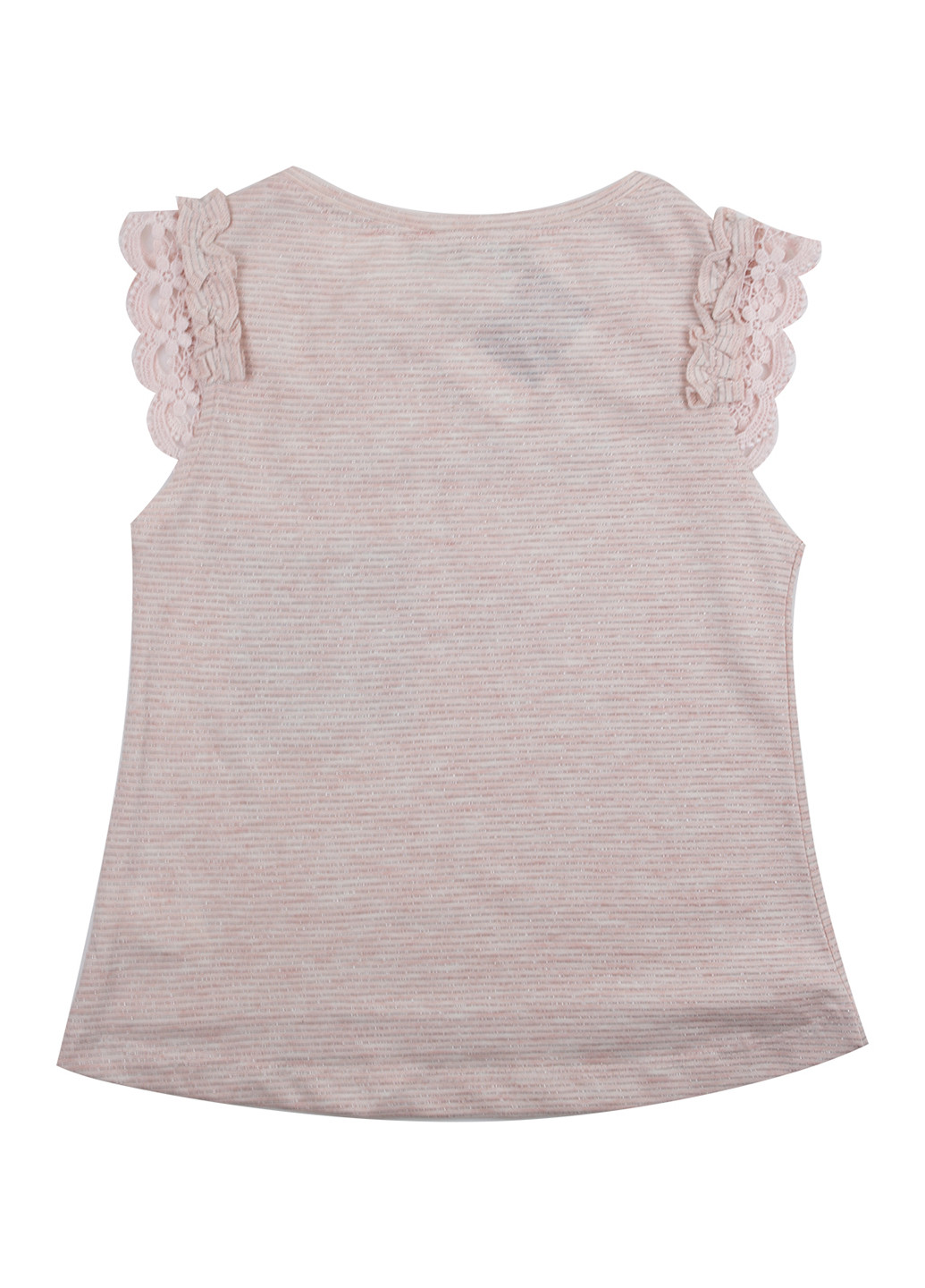 Светло-розовая летняя футболка с коротким рукавом Cichlid