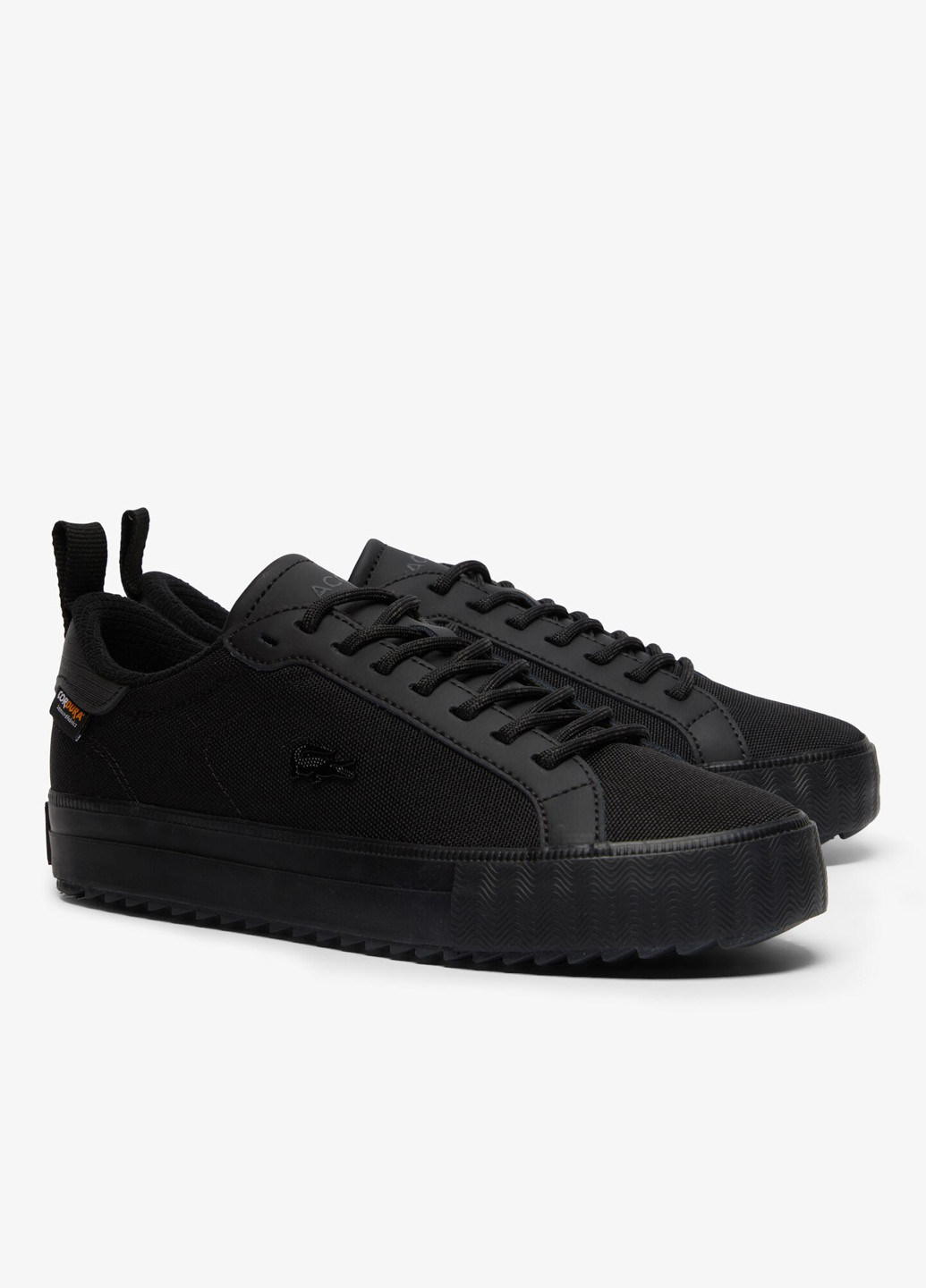 Кроссовки Lacoste Powercourt чёрные демисезоны (329694577)