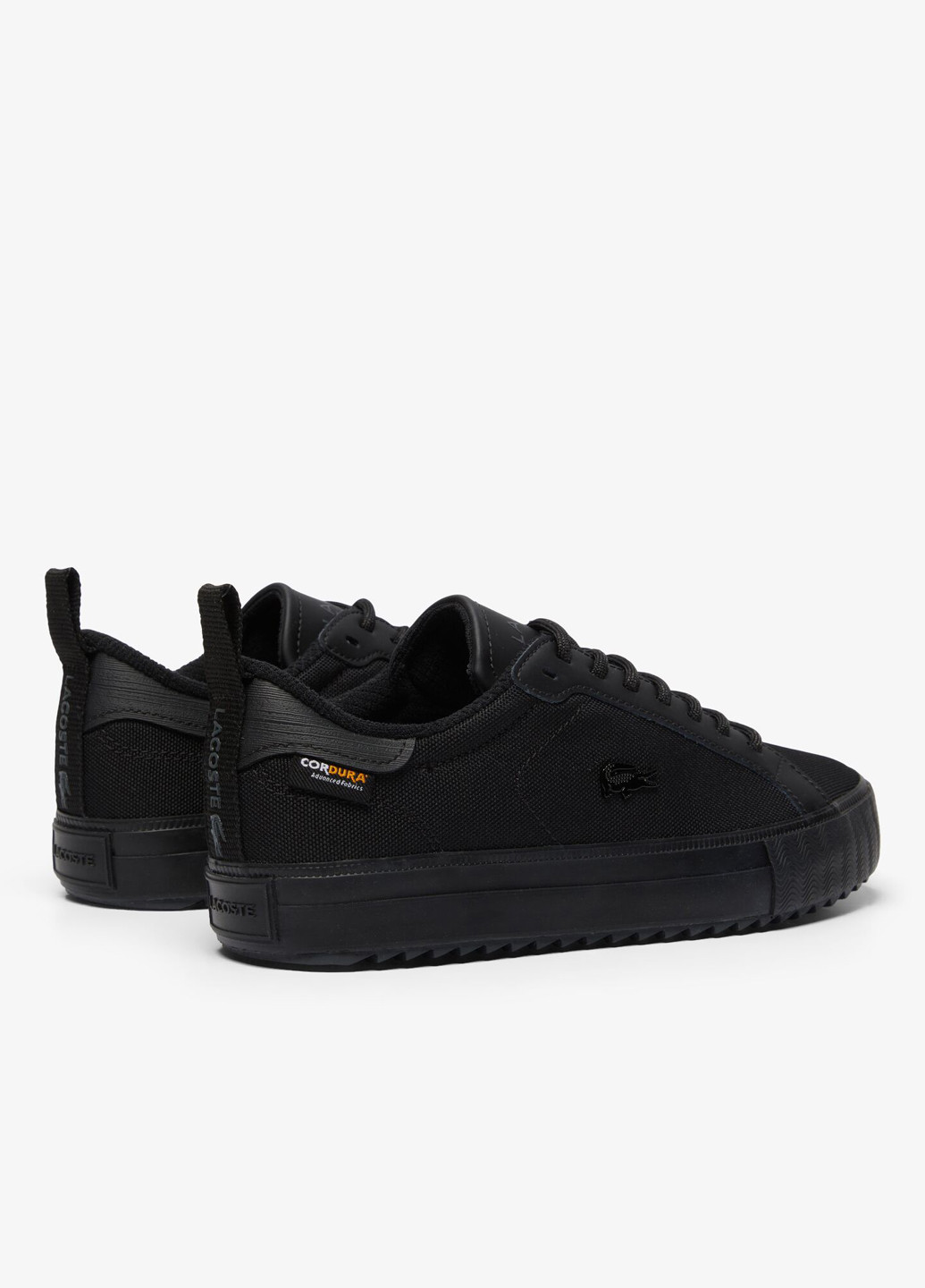 Кроссовки Lacoste Powercourt чёрные демисезоны (329694577)