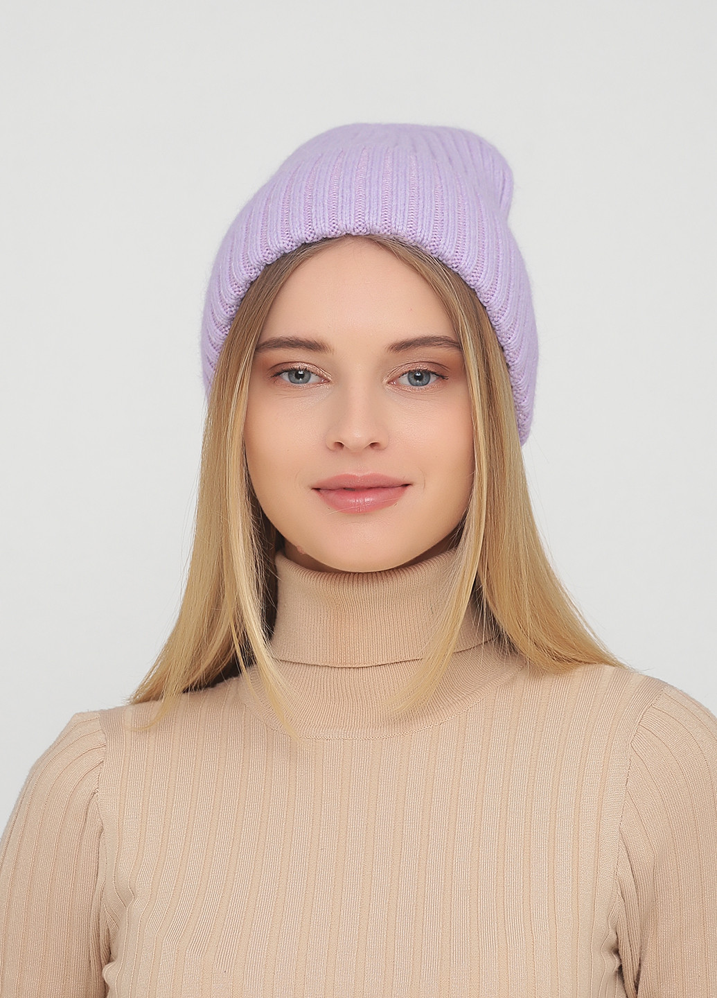 Теплая зимняя ангоровая женская шапка без подкладки 340187 Merlini (250126173)
