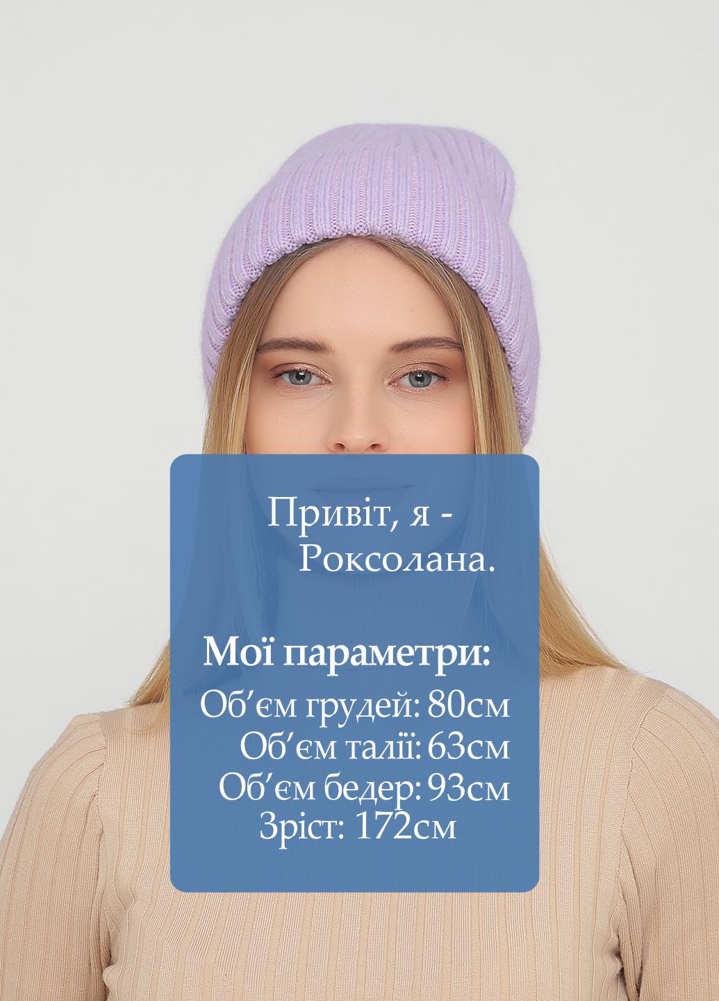 Тепла зимова ангорова шапка жіноча без підкладки 340187 Merlini (250126173)