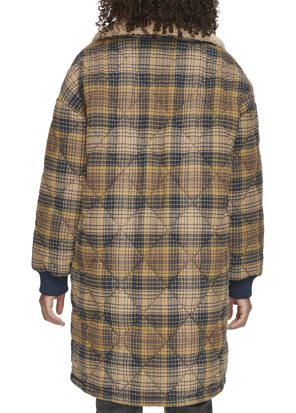 Комбіноване зимнє Пальто двобортне Levi's