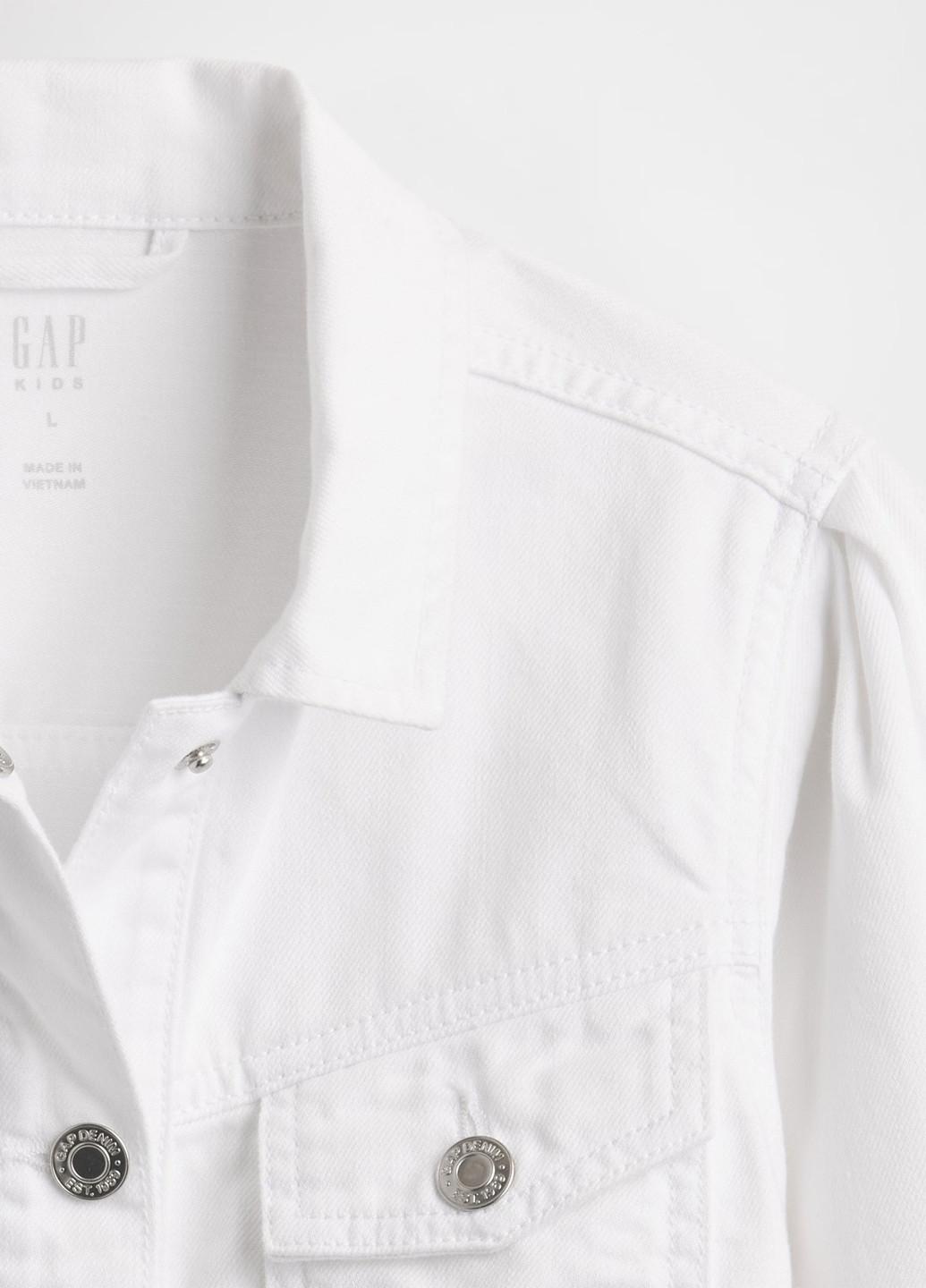 Белая демисезонная куртка Gap