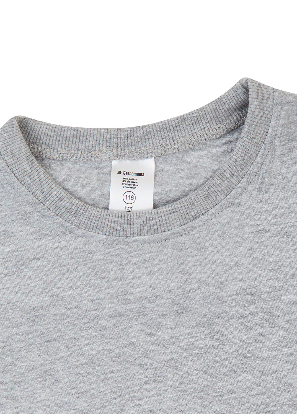 Серая демисезонная футболка Garnamama